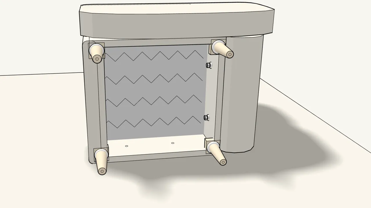 Step 13: Tighten both bolts with the box spanner (120202). — IKEA STRANDMON assembly