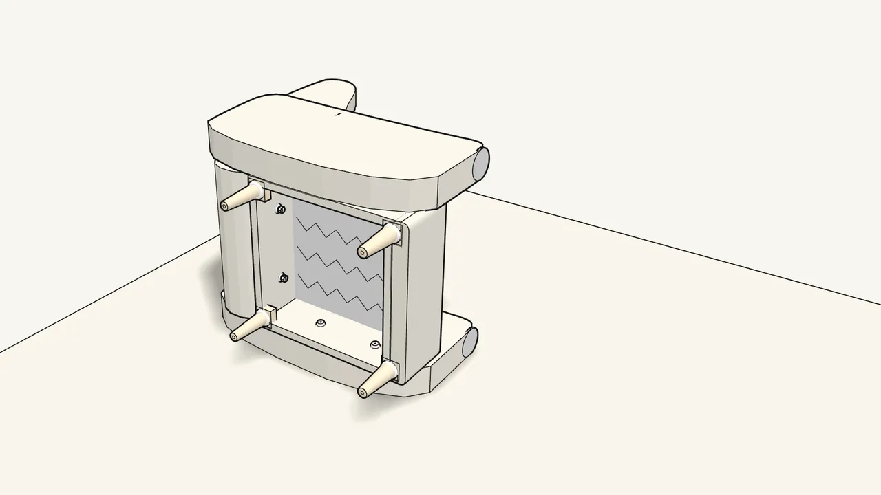 Step 16: Tip the chair onto its other side. — IKEA STRANDMON assembly