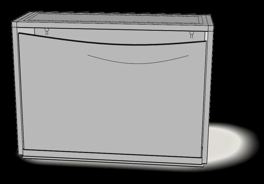 IKEA TRONES Shoe/Storage Cabinet, assembled