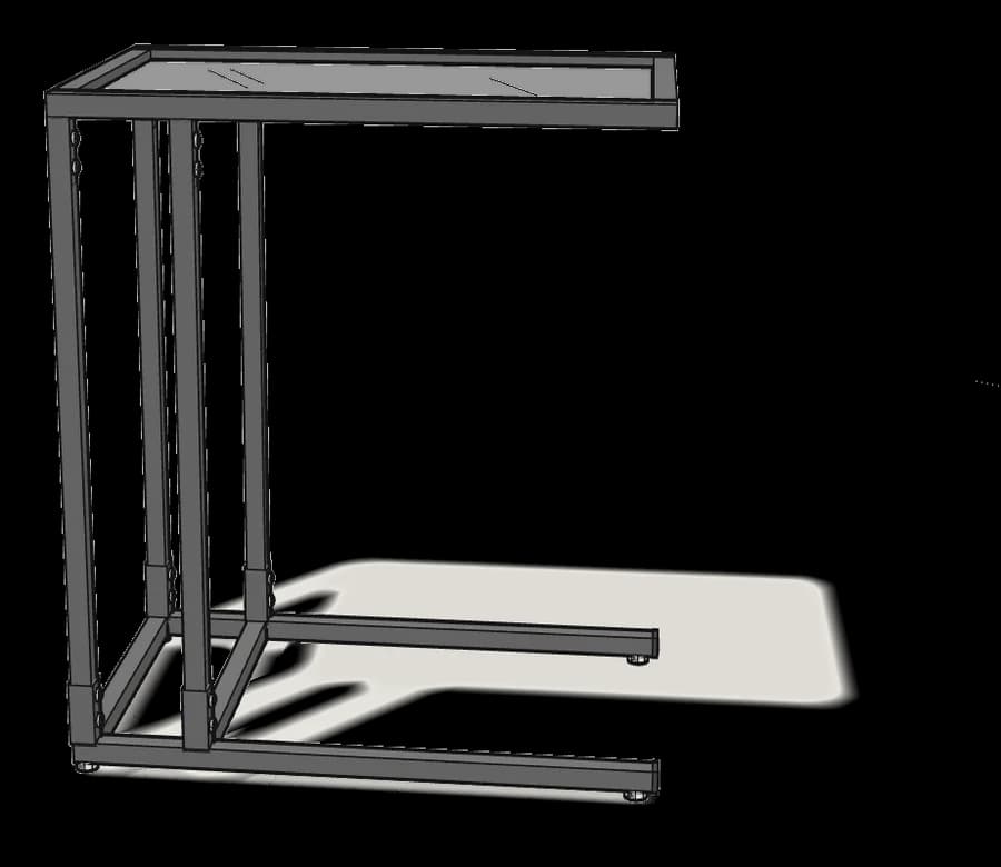 IKEA VITTSJÖ Laptop Stand, assembled