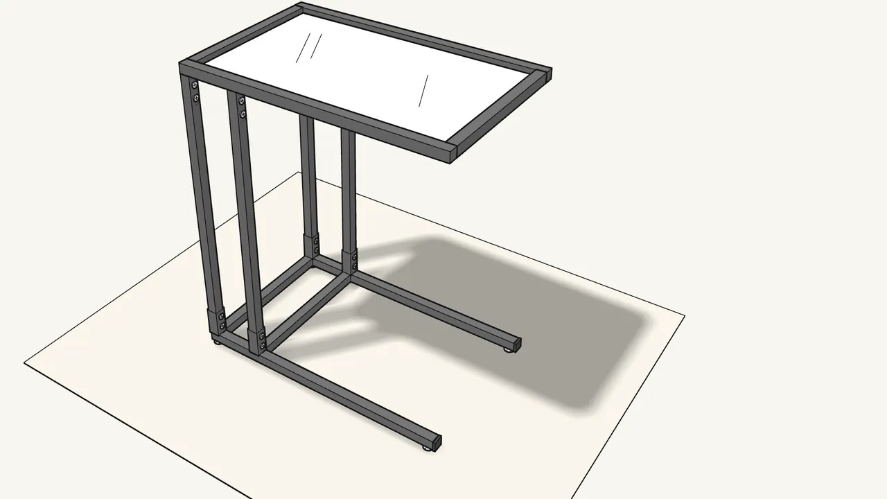 Step 8: Lay the glass top (138025) into the frame. — IKEA VITTSJÖ assembly